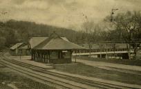 Ashuelot RR Depot with Covered Bridge